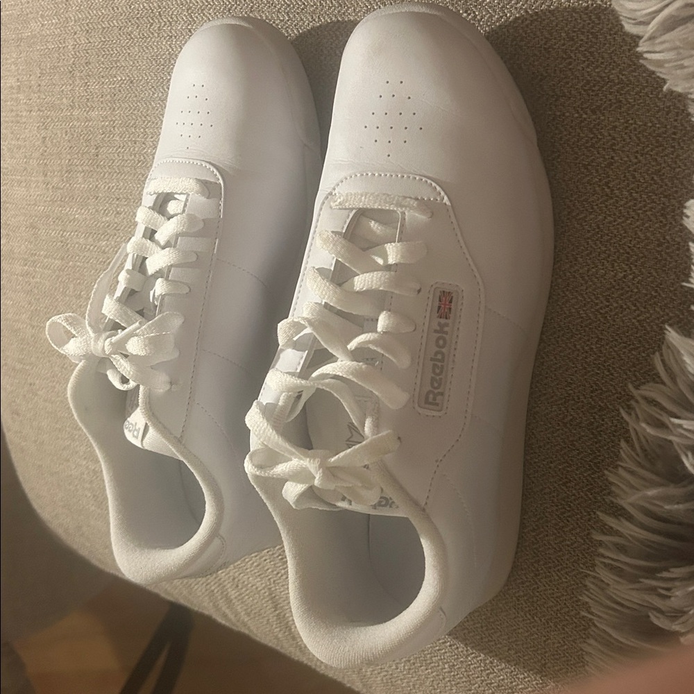 Reebok Classic White Leather Sneakers Size 10 New